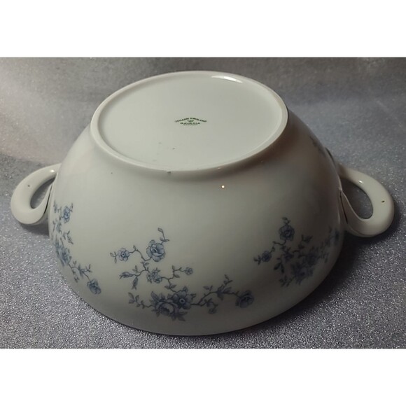 Johann Haviland, Blue Garland Serving Bowl w/handle 8" - Picture 5 of 6